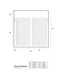 Linen House Electric Blanket - Quilted -Linen House Dreamscape Sales Store lhau electric blanket diagram skb