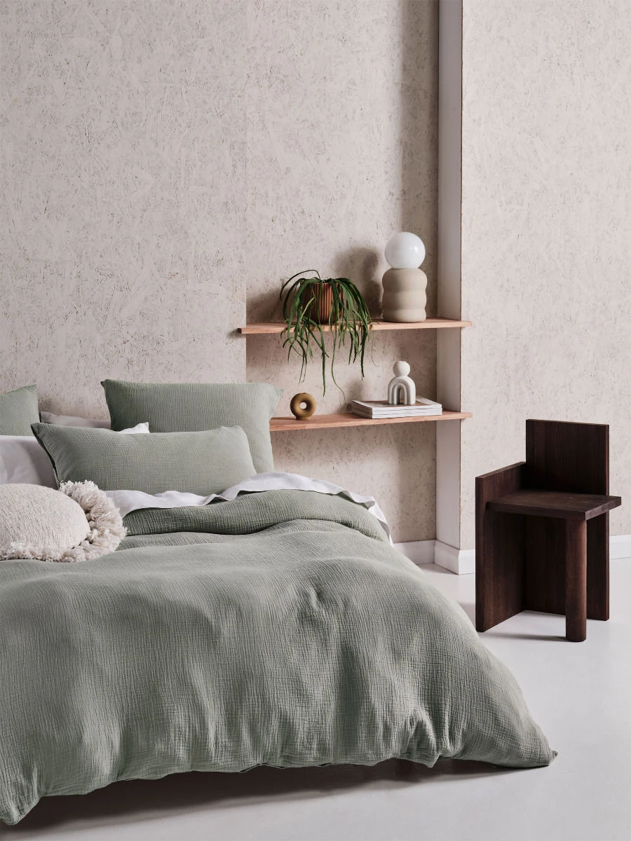 Linen House Elysian Sage Quilt Cover Set 4 Linen House Elysian Sage Quilt Cover Set - Image 4