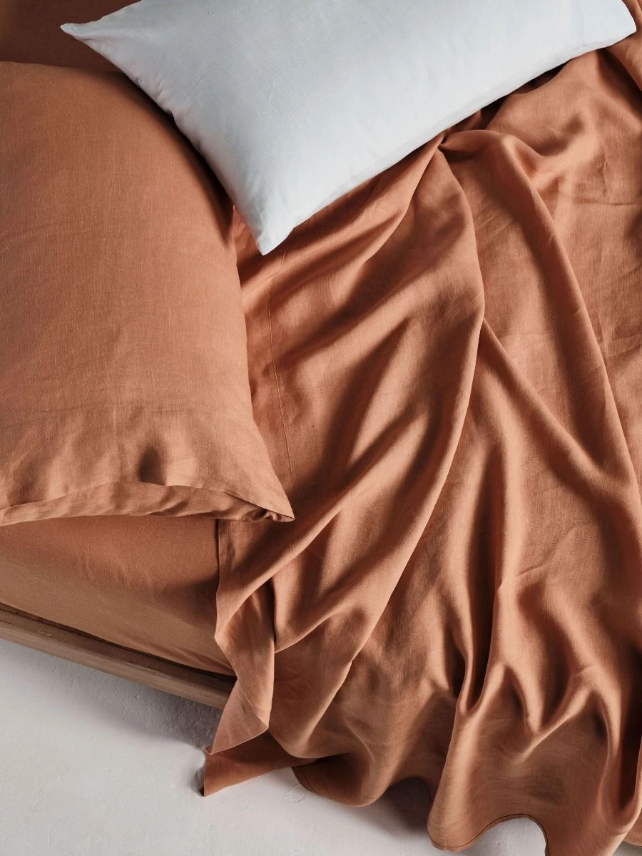 Linen House Pure Linen Clay Sheet Set 2 Linen House Pure Linen Clay Sheet Set - Image 2
