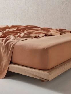 Linen House Pure Linen Clay Sheet Set 9 Linen House Pure Linen Clay Sheet Set -Linen House Dreamscape Sales Store lhau nimes clay ss d3
