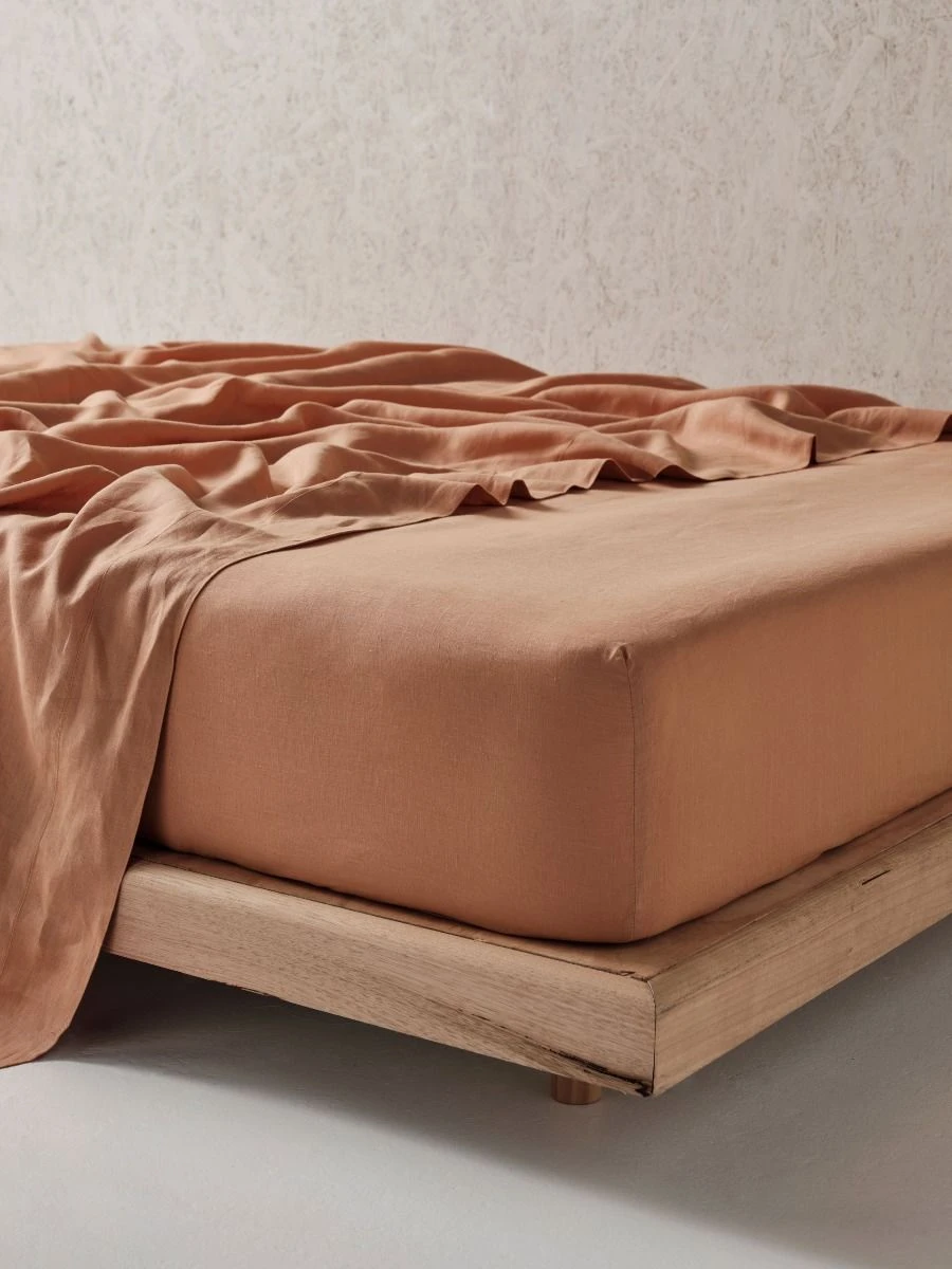 Linen House Pure Linen Clay Sheet Set 5 Linen House Pure Linen Clay Sheet Set - Image 5