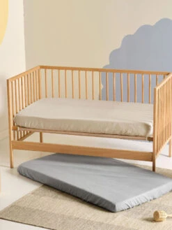 Linen House Dreamscape Sales Store 33 Flannelette Slate 2-Piece Cot Fitted Sheet Set